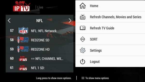 247 IP TV For Smart TV स्क्रीनशॉट 5