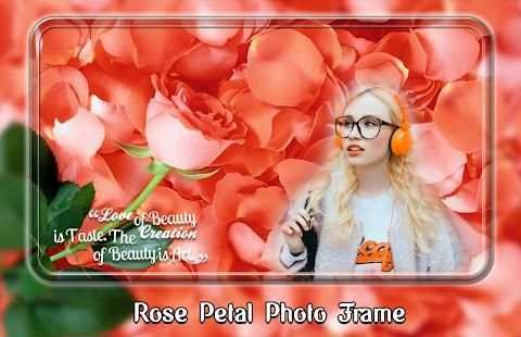 Rose Petal Photo Frames скриншот 4