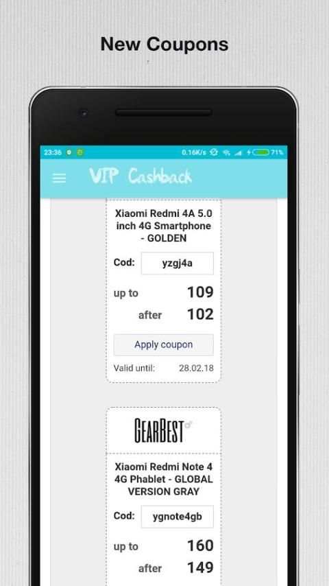 Cashback Aliexpress VIP screenshot 1