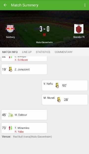 Soccer Score Live screenshot 2