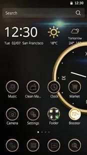 Tema Mewah Jam CM Launcher screenshot 4