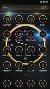 Tema Mewah Jam CM Launcher screenshot 3