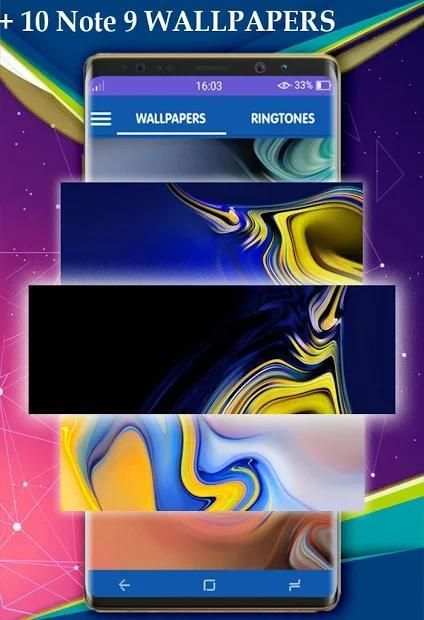 Note 9 Ringtones - Galaxy Note 9 Backgrounds screenshot 6