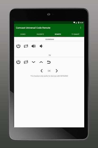 Códigos universales para Comcast (Smart control) स्क्रीनशॉट 4