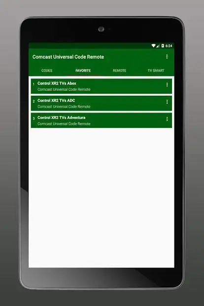 Códigos universales para Comcast (Smart control) screenshot 1