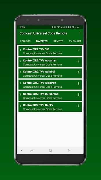 Códigos universales para Comcast (Smart control) स्क्रीनशॉट 7