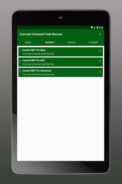 Códigos universales para Comcast (Smart control) स्क्रीनशॉट 1