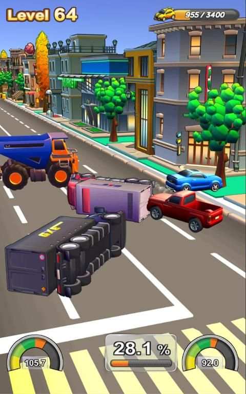 Two Cars - City Rush स्क्रीनशॉट 2