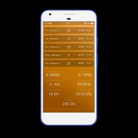 My Clime : Live Weather Forecast screenshot 4