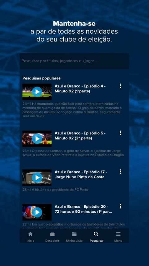FC Porto TV screenshot 1