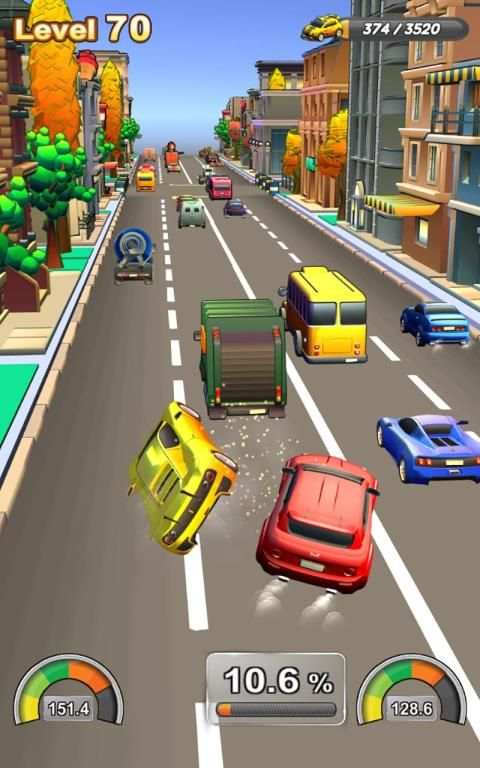 Two Cars - City Rush स्क्रीनशॉट 7
