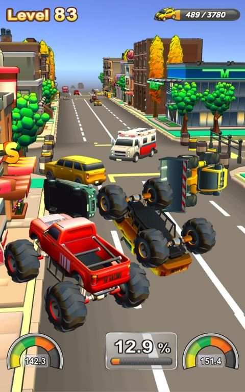 Two Cars - City Rush स्क्रीनशॉट 6