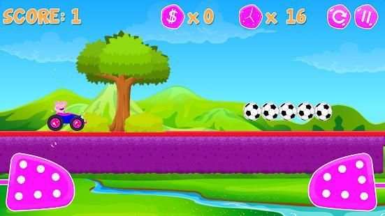 Pepa and Pig Racing - Kids Racing Game screenshot 5