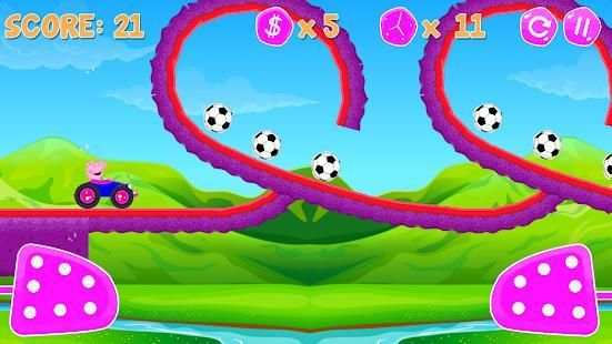 Pepa and Pig Racing - Kids Racing Game screenshot 3