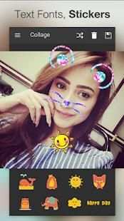 Sweet Camera, Face Filter, Selfie Editor, collage screenshot 3