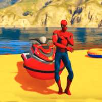 Super Hero Extreme Jet Ski Racing: Paw Racing Game