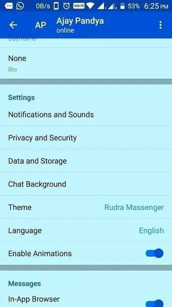 Rudra Massenger स्क्रीनशॉट 2