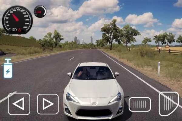 Driving Toyota Car Game स्क्रीनशॉट 3