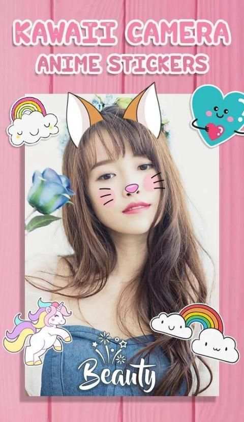 Kawaii Camera Anime Stickers screenshot 5