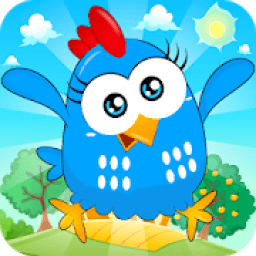 The mini bleu chicken lottie run icon