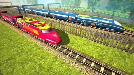 3D Train Racing Driver स्क्रीनशॉट 3