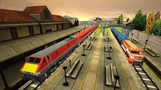 3D Train Racing Driver screenshot 2