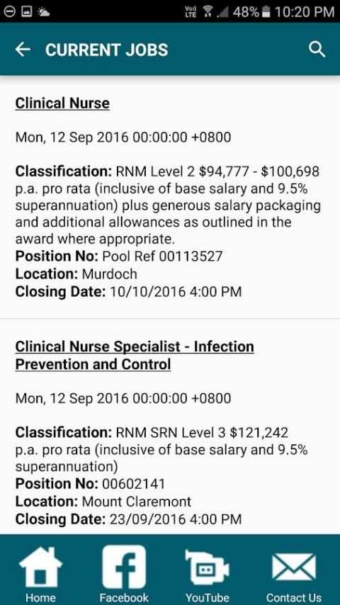 Nursing and Midwifery WA screenshot 2