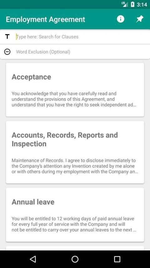 Employment Agreement screenshot 3