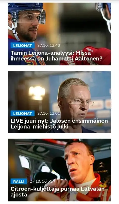 MTV Uutiset Screenshot