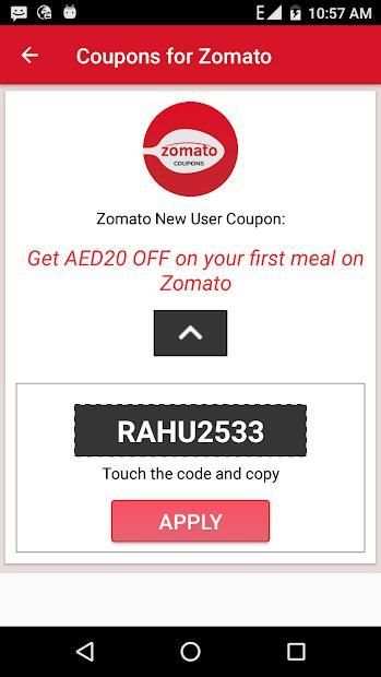 Free Coupon Codes for Zomato - Food Ordering screenshot 4