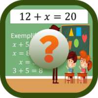 Equações lineares - adivinhe o valor de x