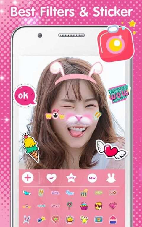 Lovely Pink Camera Filters screenshot 1