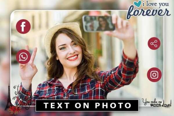 Text on Photo : Add text to Photo screenshot 1