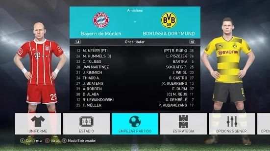 Pes 19:The manual screenshot 2