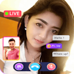 Random Video Call Live - Girls Video Chat App आइकन