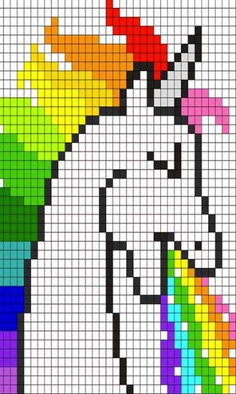 Coloring Unicorn Book Sandbox Color By Number Page स्क्रीनशॉट 1