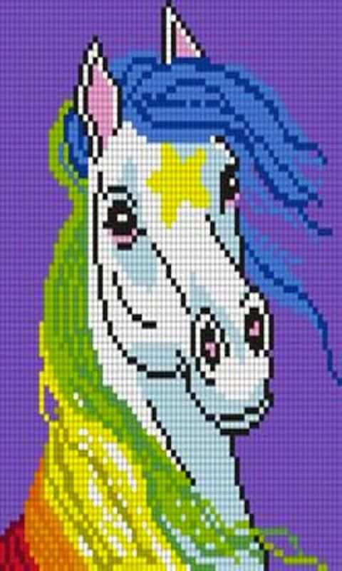 Coloring Unicorn Book Sandbox Color By Number Page स्क्रीनशॉट 2