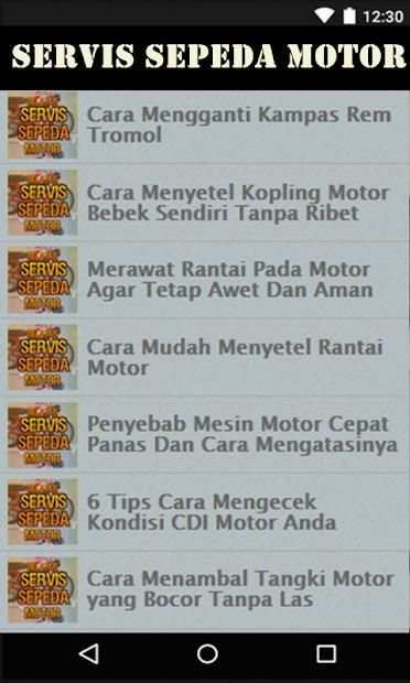 Panduan Servis Sepeda Motor Lengkap screenshot 1