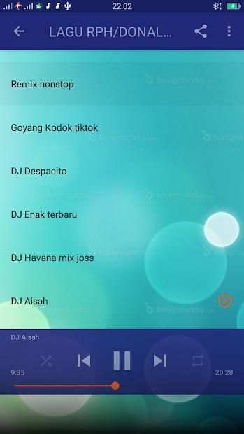 Lagu RPH dan DJ Donal terbaru Offline screenshot 1