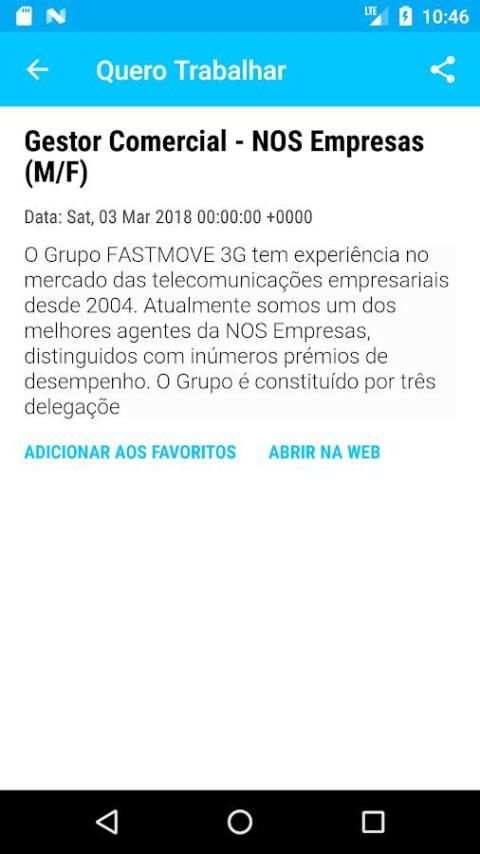 Quero Trabalhar скриншот 1