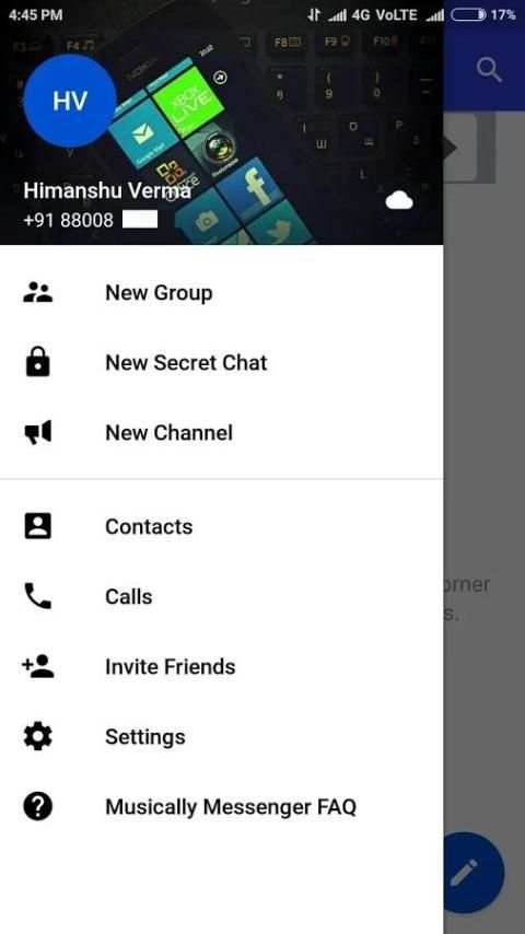 Musically Messenger स्क्रीनशॉट 2