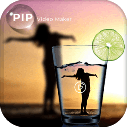 ikon Pip Camera Video Maker - Add Video &amp; Music