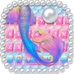 Pink Mermaid keyboard आइकन