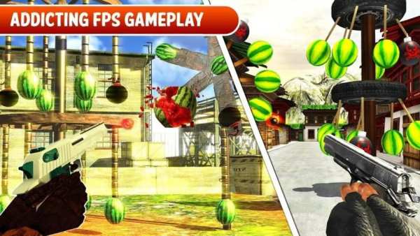 Watermelon Shooting - Target Shooting King screenshot 2