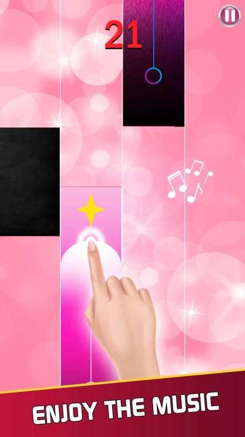 Piano Tiles Pink - Music Rat Go screenshot 4