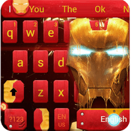 ikon red technology keyboard Iron man keyboard