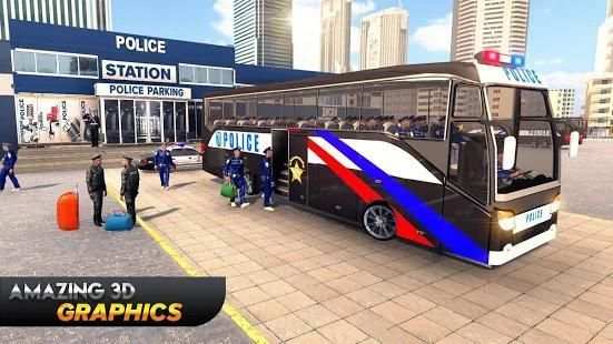 Police Bus Parking 3D Game: Police Driver screenshot 6