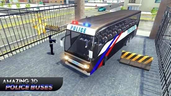 Police Bus Parking 3D Game: Police Driver screenshot 3