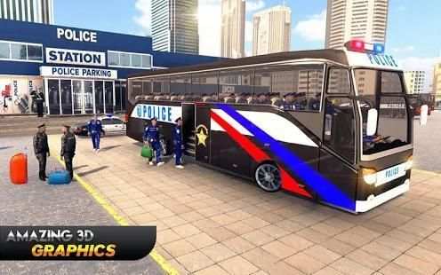Police Bus Parking 3D Game: Police Driver screenshot 2