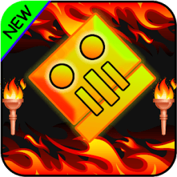 Black Fire : Geometry Dash 2018 icon